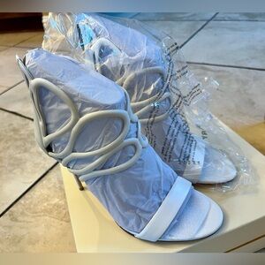 Vince Camuto White Strappy Heels - Brand New in box with dust bag